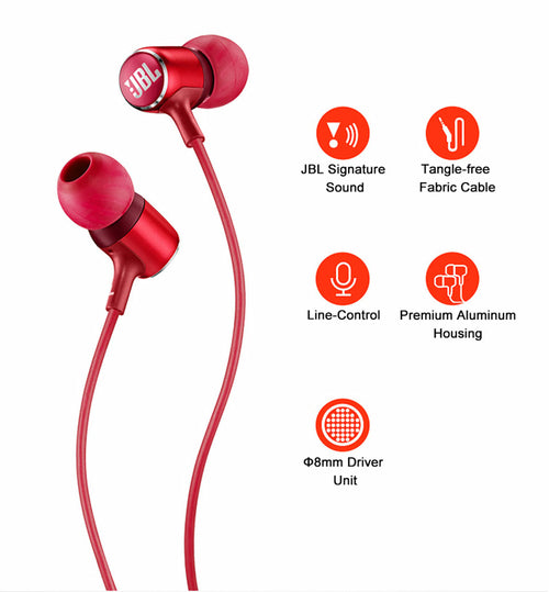 JBL LIVE 100 3.5mm Wired Earphones